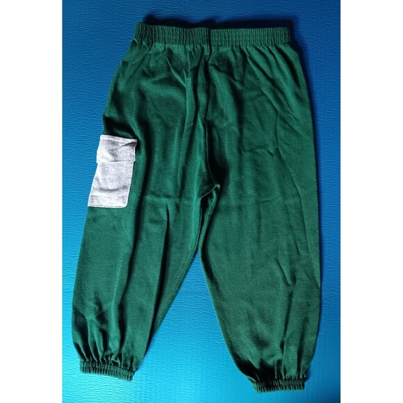 pants 24 months Boys Garanimals baby Green Jersey Knit 1990s - Picture 2 of 4